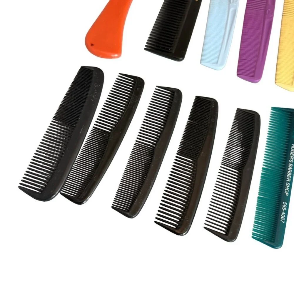 Goody Conair Vintage Collectible Colorful Comb Lot Non Branded Assorted Plastic